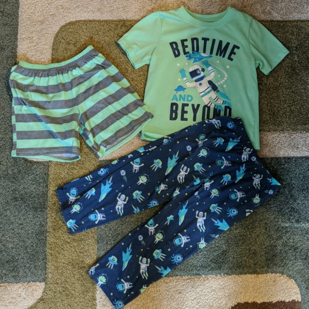 3 piece boys pajamas sets size 5T